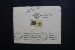 FRANCE - Vignette " Croix De Guerre " Au Verso D'une Enveloppe De L 'Amiral Guépratte En 1936, Dans L 'état - L 48495 - Lettres & Documents