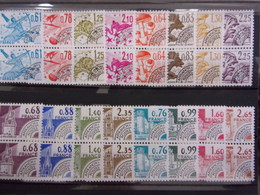 FRANCE BELLE LOT PAIRS PREO'S NEUF** DEPART 1 EURO - 1964-1988