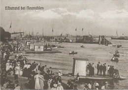 AK Hamburg Um 1900 Neumühlen Elbstrand Hafen Badeanstalt A Ottensen Altona Othmarschen St Pauli Mitte Repro Neudruck - Altona