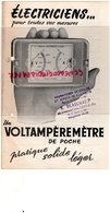 79- NIORT - PUBLICITE VOLTAMPEREMETRE- RADIO ELECTRICTE R. BEAUCHAMP- 16 AVENUE PARIS- ELECTRICIEN - Electricity & Gas