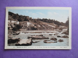 CPA 44 BOUSSAY SUR SEVRE LA SEVRE BARRAGE DE CHAUDRON - Boussay