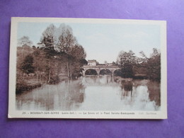 CPA 44 BOUSSAY SUR SEVRE LA SEVRE ET LE PONT SAINTE RADEGONDE - Boussay