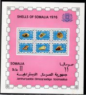 ETP406 - SOMALIA 1976 , Michel Il BF N. 3  Nuovo     ***  Conchiglie Coquillage - Schelpen