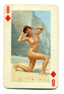 Carte Format 8,4 X 5,5 - Huit De Carreau - Femme Nue - Sonstige & Ohne Zuordnung