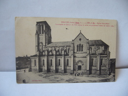 ESSOYES 11 AUDE EGLISE SAINT REMY CPA 1914 C.d.a. - Essoyes