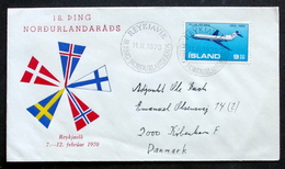 Iceland 1970    Cover With Cachet And   Minr.432 Stamp Reykjavik 11-11-1970    (81 ) - Briefe U. Dokumente