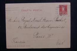 ARGENTINE - Entier Postal Avec Repiquage Au Verso De Buenos Aires Pour La France En 1927 - L 48519 - Enteros Postales