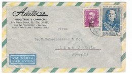 COVER CORREO BRASIL -VIA AEREA - BUENOS AIR - LINZ - ALLEMAGNE. - Storia Postale