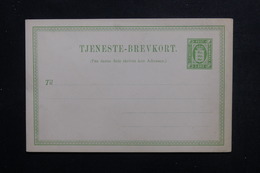 NORVÈGE - Entier Postal De Service  ( Tjeneste ) Non Circulé  - L 48522 - Enteros Postales