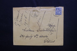 CHINE - Enveloppe De Shanghai Pour Paris En 1905, Affranchissement Type Mouchon - L 48574 - Covers & Documents
