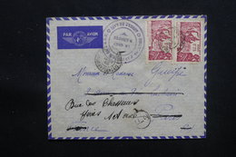 SOUDAN - Enveloppe Pour Paris En 1940 Avec Contrôle Postal, Affranchissement Plaisant - L 48610 - Briefe U. Dokumente