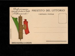 Cartolina Prestito Del Littorio - Fascio Littorio - Zonder Classificatie