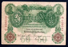 Banconota Germania - 50 Mark - 1906 (circolata) - 50 Mark