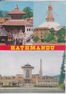 KATHMANDU - Multi View, Courtsy Department Of Tourism HMG,  Nice Stamp - Népal