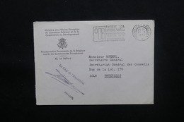 BELGIQUE - Enveloppe Du Ministère Des Affaires Etrangères Pour Bruxelles En 1975 En Franchise - L 48624 - Lettres & Documents