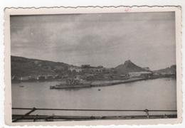 Photo Originale Navire De Guerre Dans Le Port D'ADEN 1947 - Boats