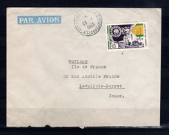 Cote Des Somalis - YV 284 Seul Sur Lettre De 1953 - Storia Postale