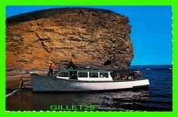 PERCÉ, QUÉBEC - SHIP, DÉPART EN BATEAU POUR L'ILE BONAVENTURE - UNIC - - Percé