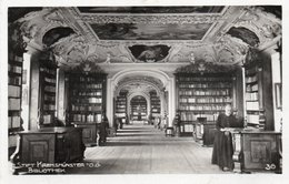 STIFT KREMSMUNSTER-BIBLIOTHEK-1933-REAL PHOTO - Kremsmünster