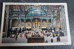 CPA - Main Concourse - Pennsylvania Station - NEW YORK CITY - Transportmiddelen