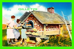 GASPÉ, QUÉBEC - A GASPESIAN OUTDOOR BREAD OVEN - TRAVEL IN 1971 -  H.V. HENDERSON - - Gaspé