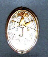 Petite Plaque D'horlogerie Junghans, Hauteur 4cm - Autres & Non Classés