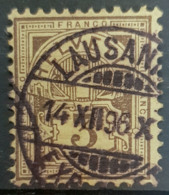 SWITZERLAND 1867/78 - Canceled - Sc# 70 - 3r - Used Stamps