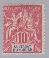 ANJOUAN :  Y Et T  14  Neuf X Cote 40 € - Unused Stamps