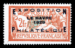 N°257A, Exposition Du Havre 1929, Frais, TB (signé/certificat)  Qualité: **  Cote: 1600 Euros - Ongebruikt