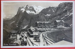 SWITZERLAND - KLEINE SCHEIDEGG , TRAIN STATION , BAHNHOF - Treni