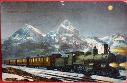 GOTTHARD EXPRESS - DAMPFLOKOMOTIVE 1911 - Trains