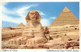 Pays Div- Egypte - Egypt -ref W654- Sphinx -publicité Aviation Kodachrome By Trans World Airline  - - Sphinx