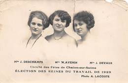 Chalon Sur Saône      71        Les Reines Du Travail De 1932        (Coupure Voir Scan) - Chalon Sur Saone