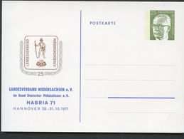 Bund PP45 D2/003  HABRIA HANNOVER 1971  NGK 4,00 € - Privatpostkarten - Ungebraucht