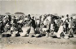 Pays Div-ref W628- Tchad - Fort Lamy - Scene De Marché - - Chad