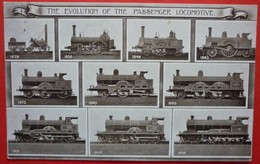 THE EVOLUTION OF THE PASSENGER LOCOMOTIVE - STEAM LOCOMOTIVE - Treni
