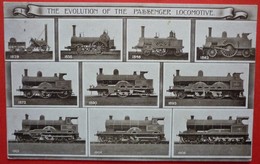 THE EVOLUTION OF THE PASSENGER LOCOMOTIVE - STEAM LOCOMOTIVE - Treinen