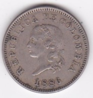 Colombia . 5 Centavos 1886. Copper-nickel . KM# 183 - Colombia