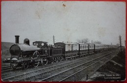 ROYAL TRAIN IN 1887 - STEAM LOCOMOTIVE - Trains