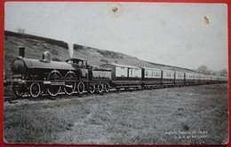 ROYAL TRAIN IN 1897 - STEAM LOCOMOTIVE - Trains