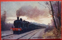 FRANCE - CHEMIN DE FER D`ORLEANS - RAPIDE DE PARIS A BORDEAUX , STEAM LOCOMOTIVE - Trenes