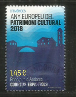 Année Européenne Du Patrimoine Culturelle (Église Romane). Un Timbre Oblitéré 1 ère Qualité. (2018) - Used Stamps