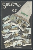 +++ CPA - Souvenir De NINOVE - Fantaisie - Dorure - Multivues   // - Ninove