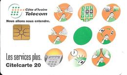 CARTE PUCE-GemA-COTE IVOIRE-CITELCARTE20-Les SERVICES PLUS-TBE - Ivory Coast