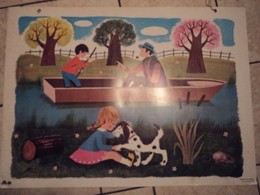 Delcampe - SCOLAIRE PLANCHE PEDAGOGIQUE ANNEES 1968 DIMENSION 74 X 54 CENTIMETRES - Autres & Non Classés