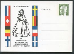 Bund PP46 C2/006 HOLSTEIN VOLKSTUMS- UND TRACHTENWOCHE 1972  NGK 4,00 € - Private Postcards - Mint