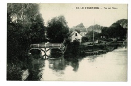 Le Vaudreuil - Vue Sur L'Eure (passerelle, Barrage) Circulé Sans Date Sous Enveloppe - Le Vaudreuil