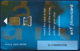 UK - UNITED KINGDOM - BT - BRITISH TELECOM BETA TRIAL PHONECARD £ 2 POUNDS SIEMENS CHIP MODULE Exp. 09.96 VERY GOOD - BT Test & Prove