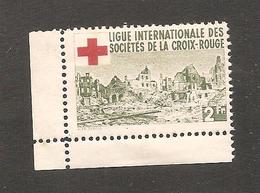 Vignette  Croix Rouge   2 Fr  Avec Gomme - Erinnophilie