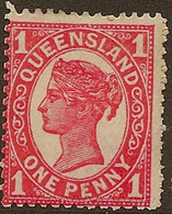 QUEENSLAND 1897 1d Double Roulette SG 261 WCx23 - Neufs